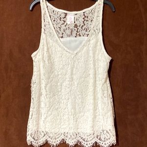 No Boundaries  Lace Tank